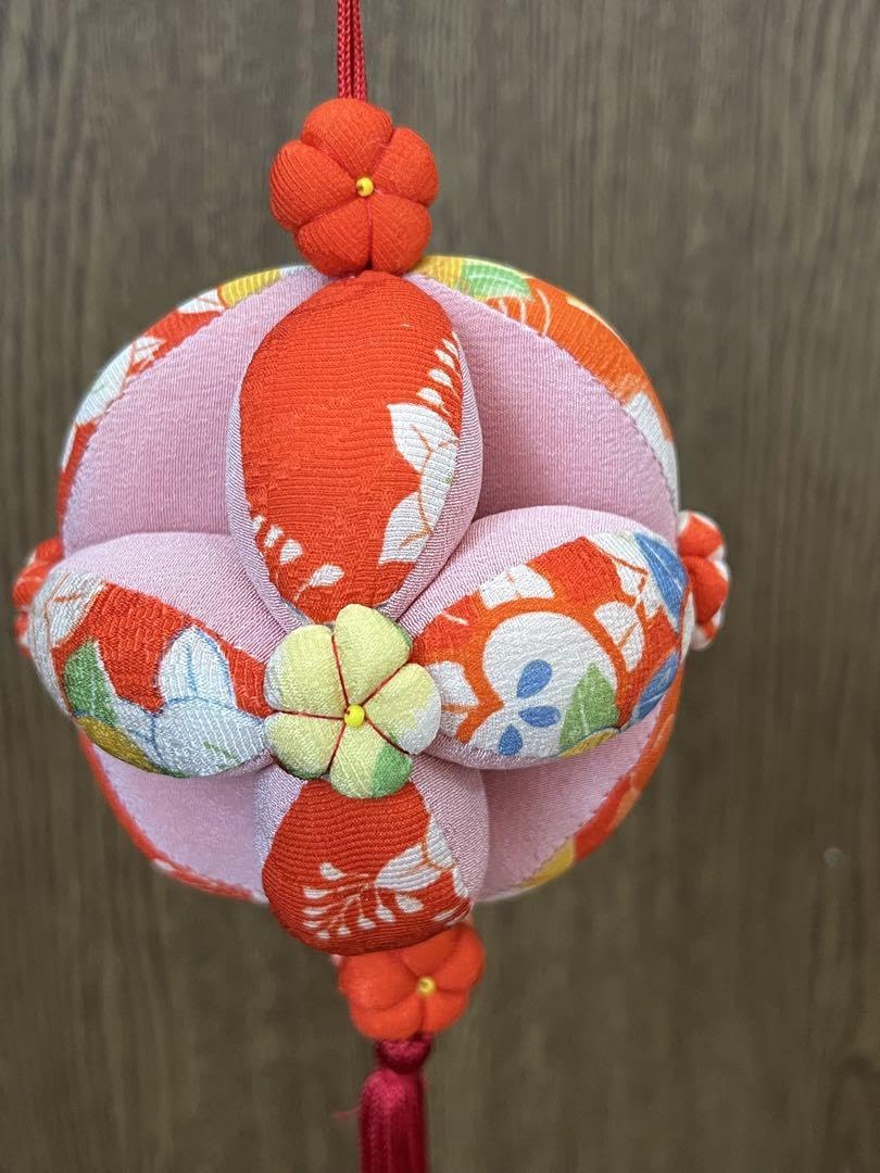 Amazon | ちりめん細工 七宝鞠の吊るし飾り | つるし飾り | おもちゃ